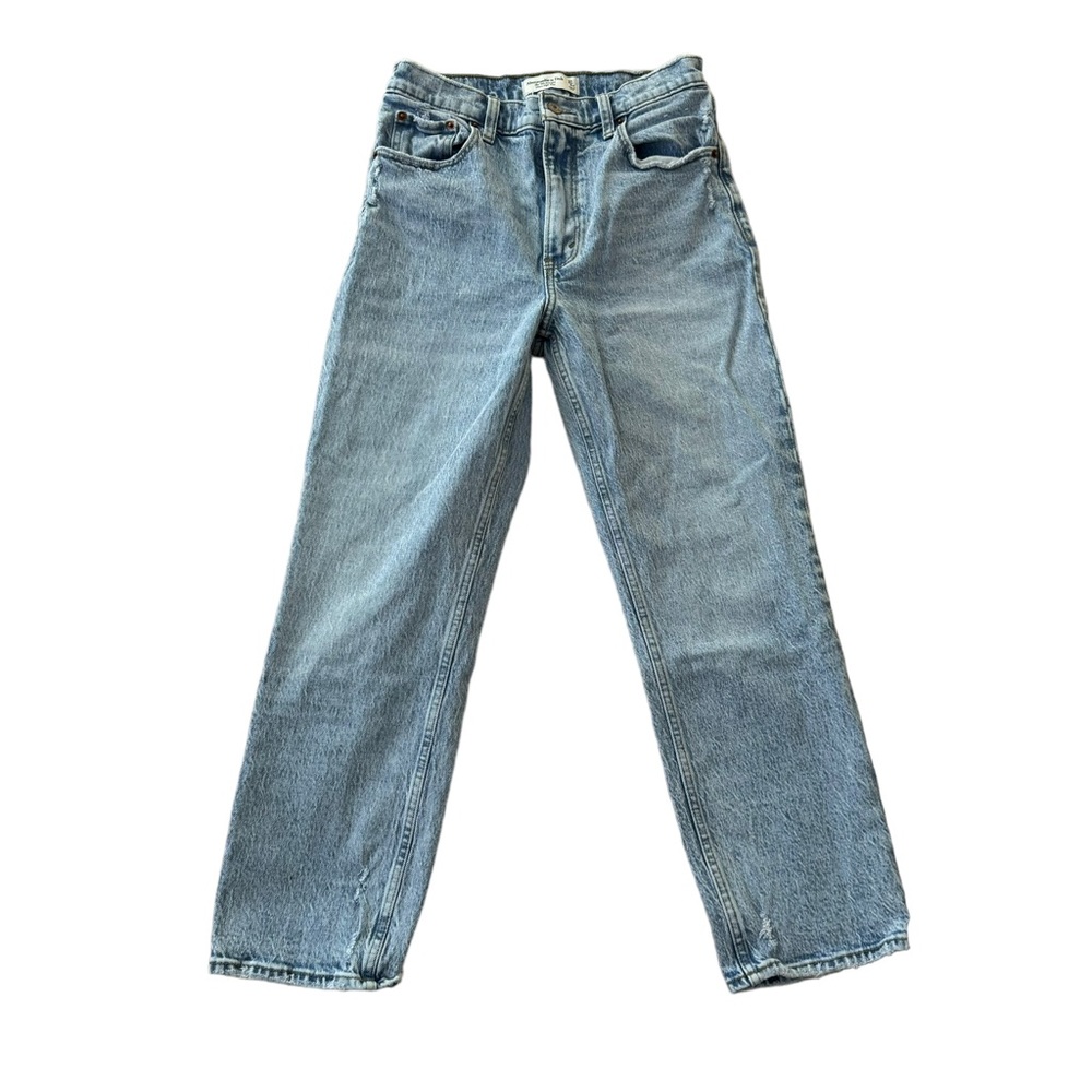 Abercrombie & Fitch | Lightwash Distressed Cotton Denim Jeans Size 27 Size 4 xs